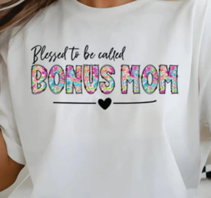 Blessed to be called Bonus Mom K's Crafty Vibes Co.
