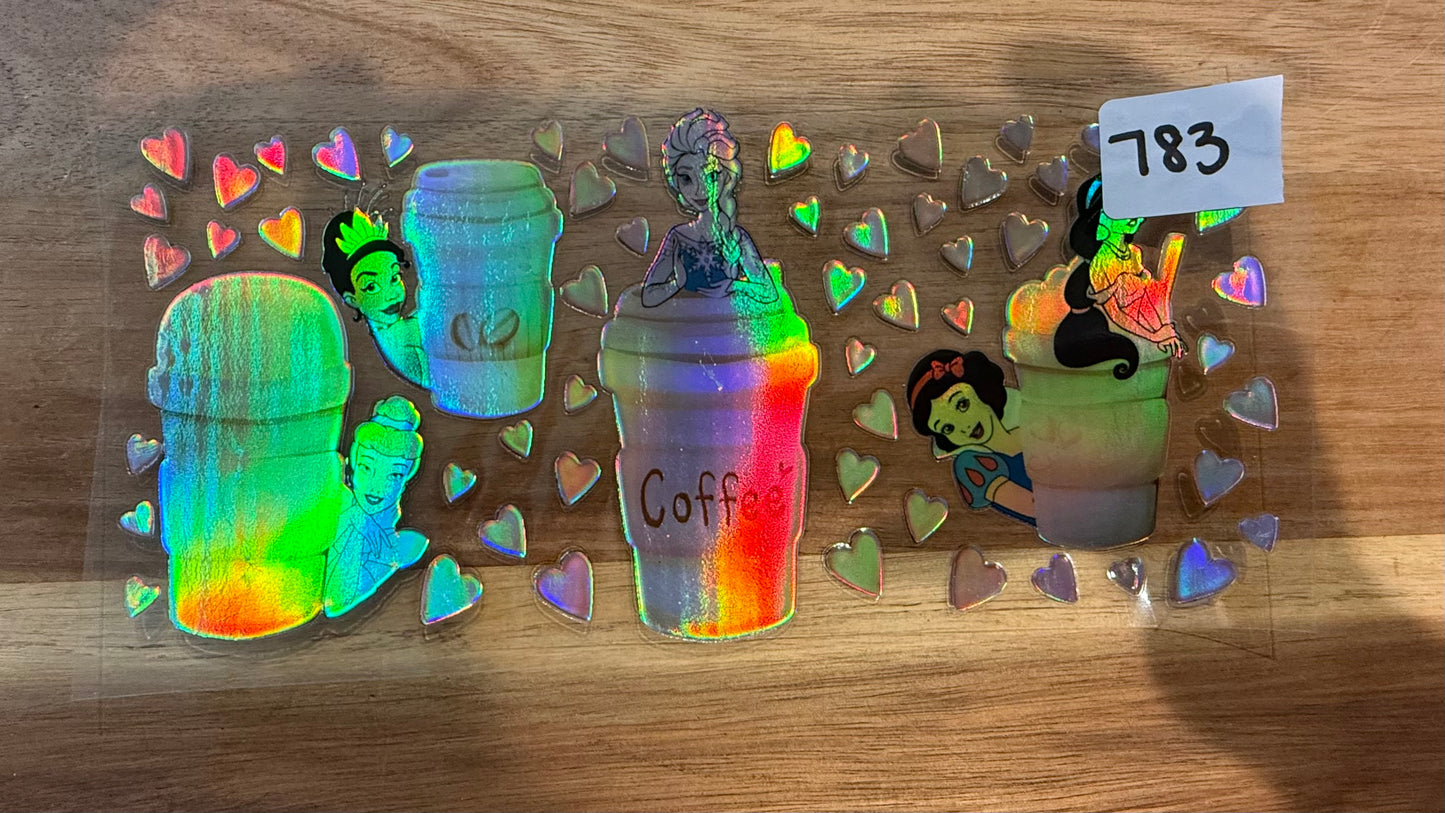 #783 Princess Coffee Holographic