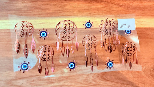 #676 Evil Eye Suncatcher K's Krafty Barn