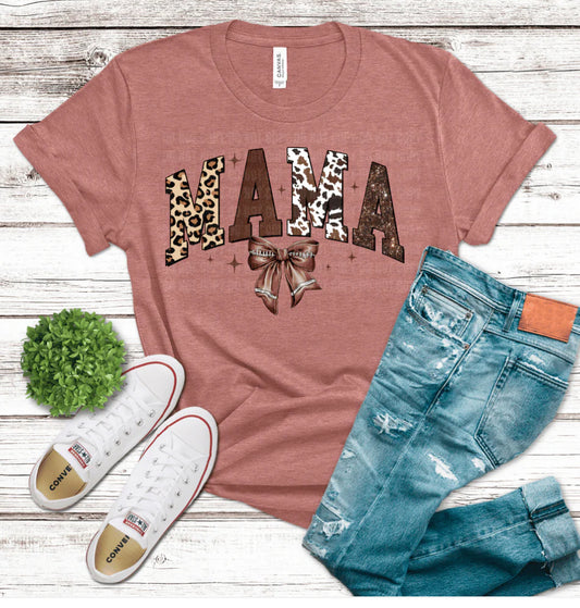 Mama Animal Print football