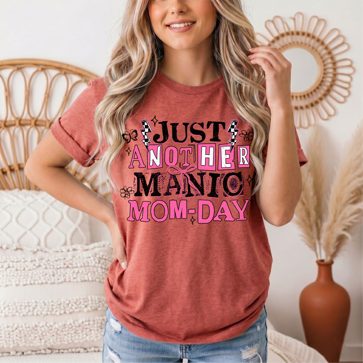 Just Another Manic Mom-Day Graphic Tee