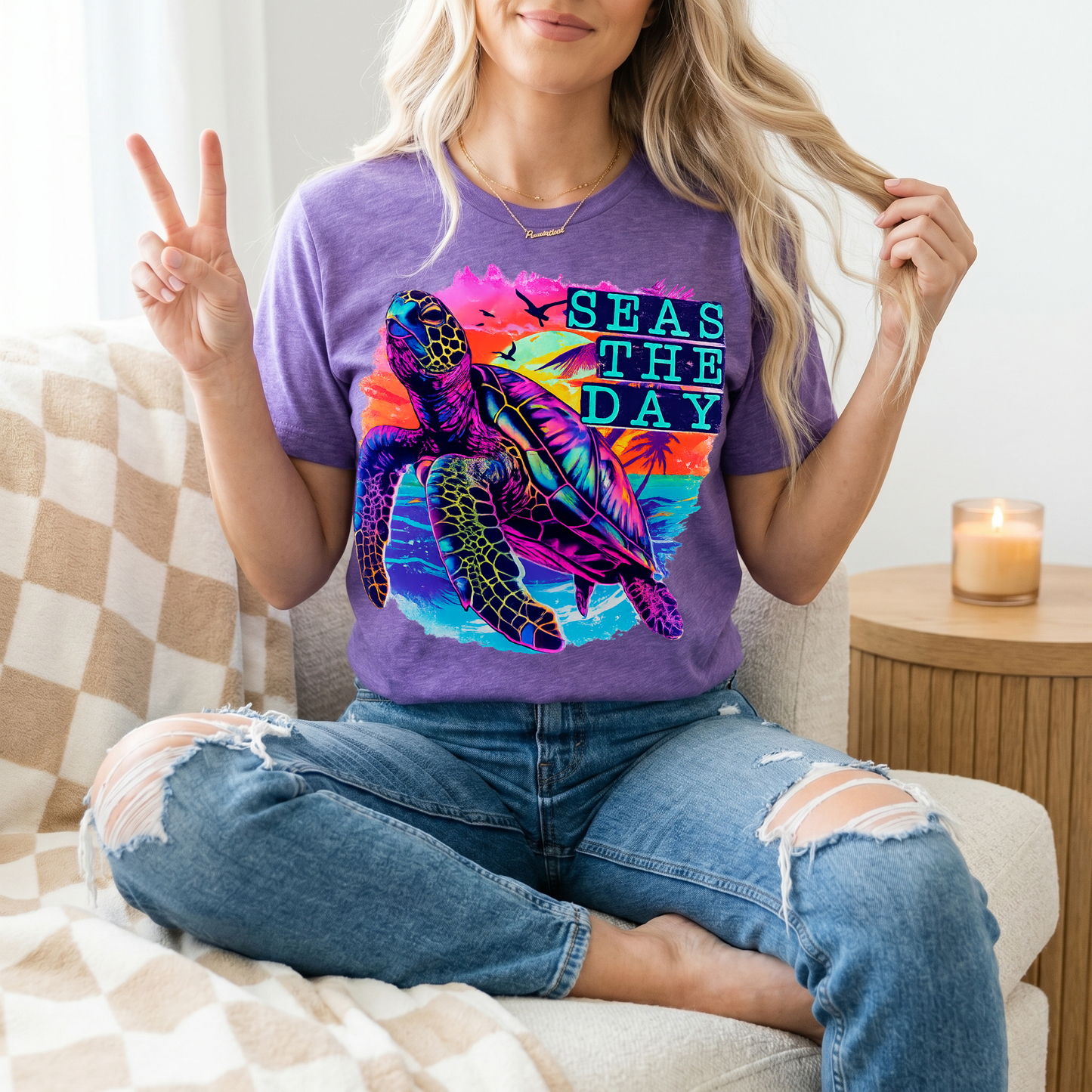Seas The Day Premium Graphic Tee