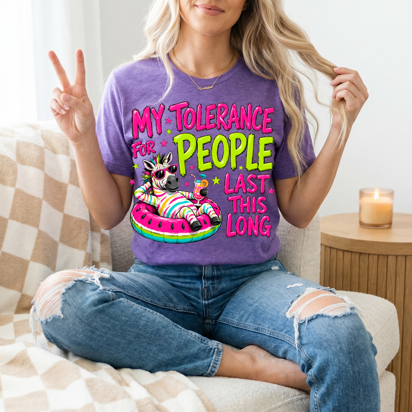My Tolerance For People Premium Graphic Tee