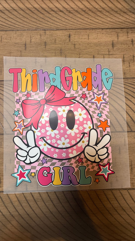 Third grade girl