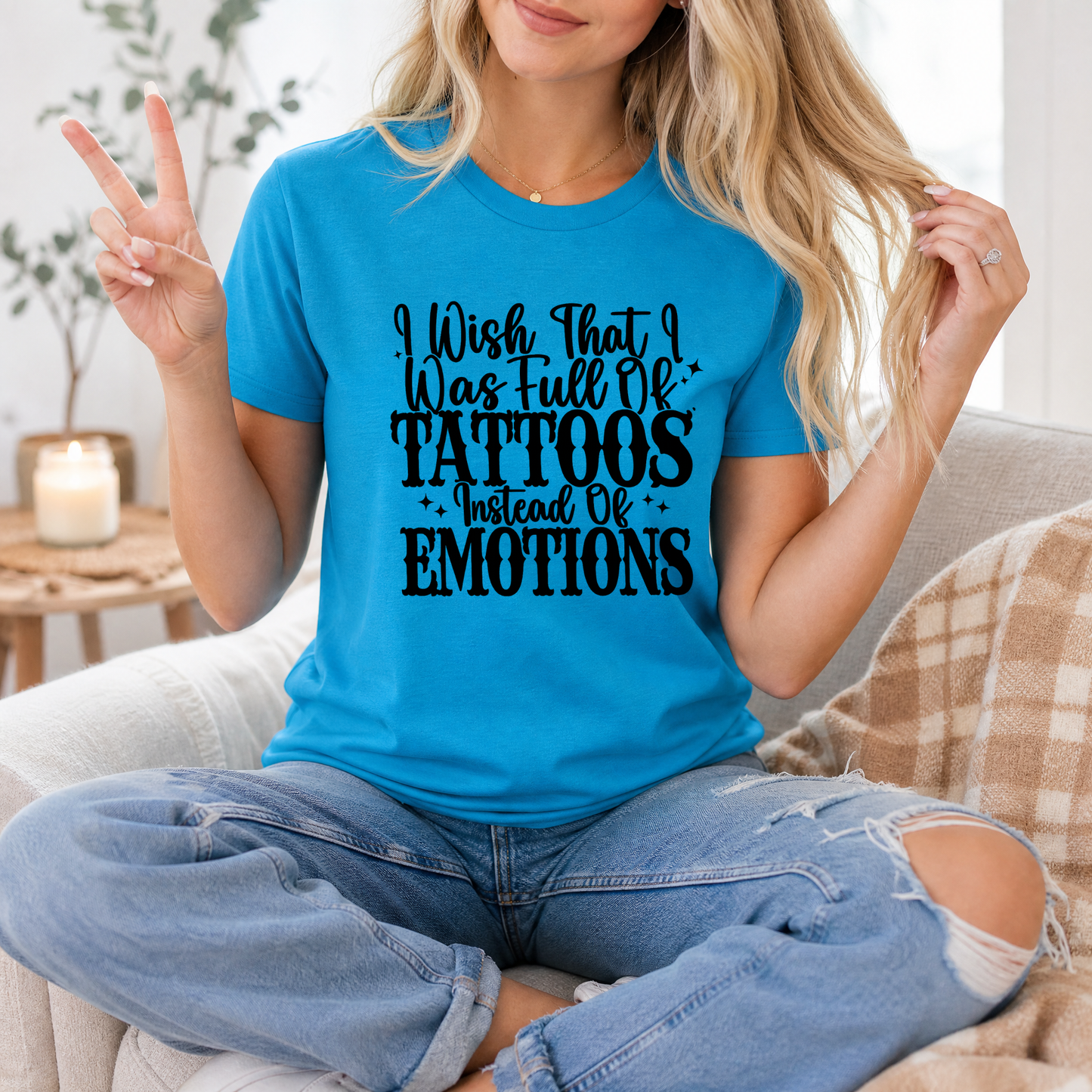 Tattoos Instead of Emotions Premium Graphic Tee