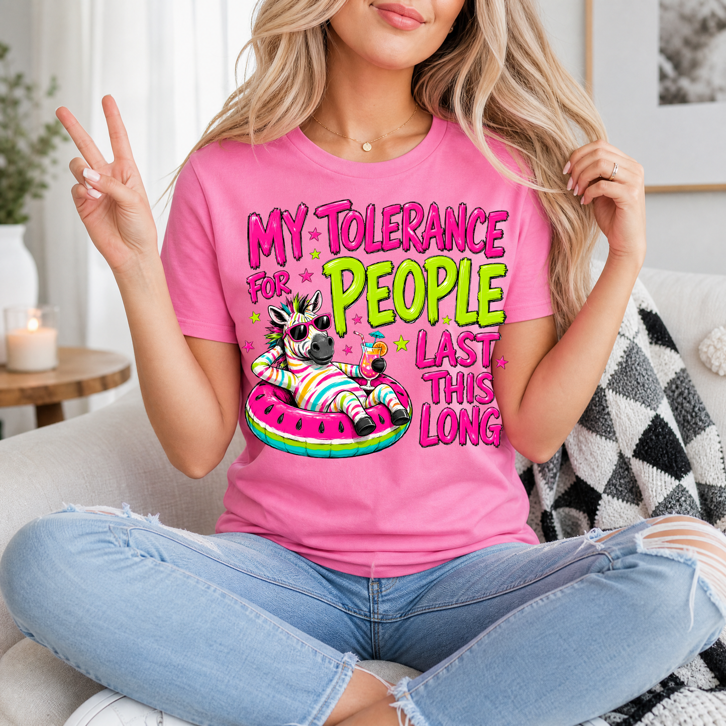 My Tolerance For People Premium Graphic Tee