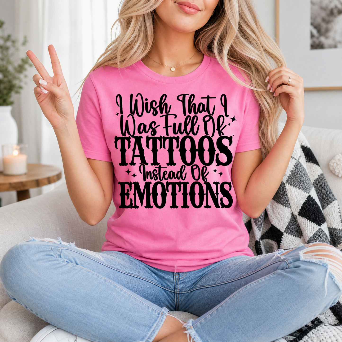 Tattoos Instead of Emotions Premium Graphic Tee