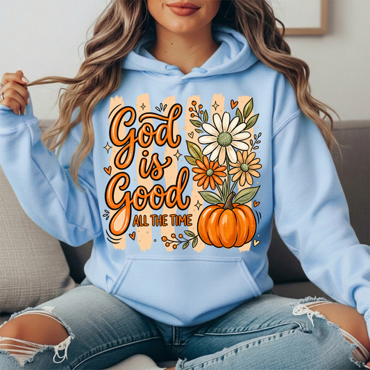 God Is Good Pumpkin Premium Hoodie Sweatshirt