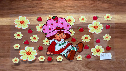 #447 Strawberry with flowers K's Krafty Barn