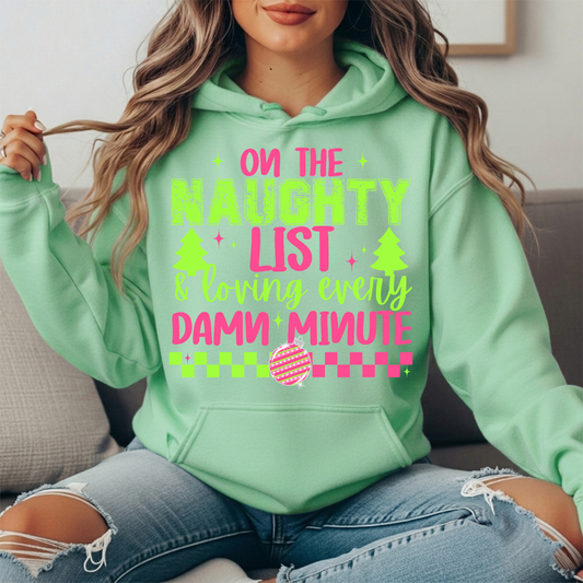 Naughty List Premium Graphic Hoodie
