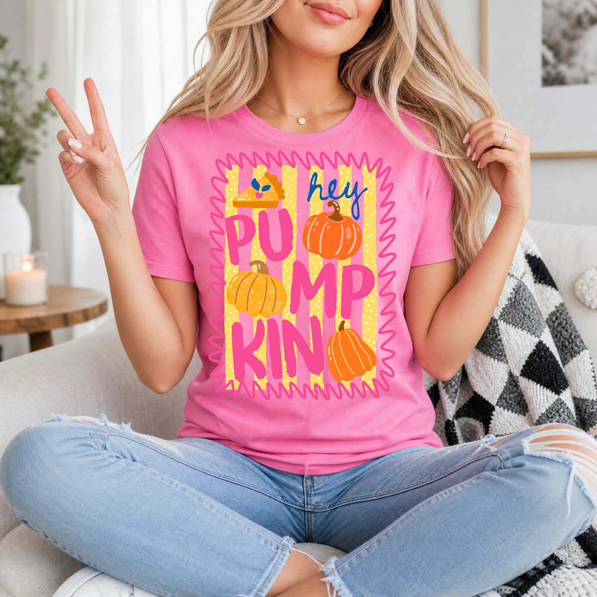 Hey Pumpkin Premium Graphic Tee