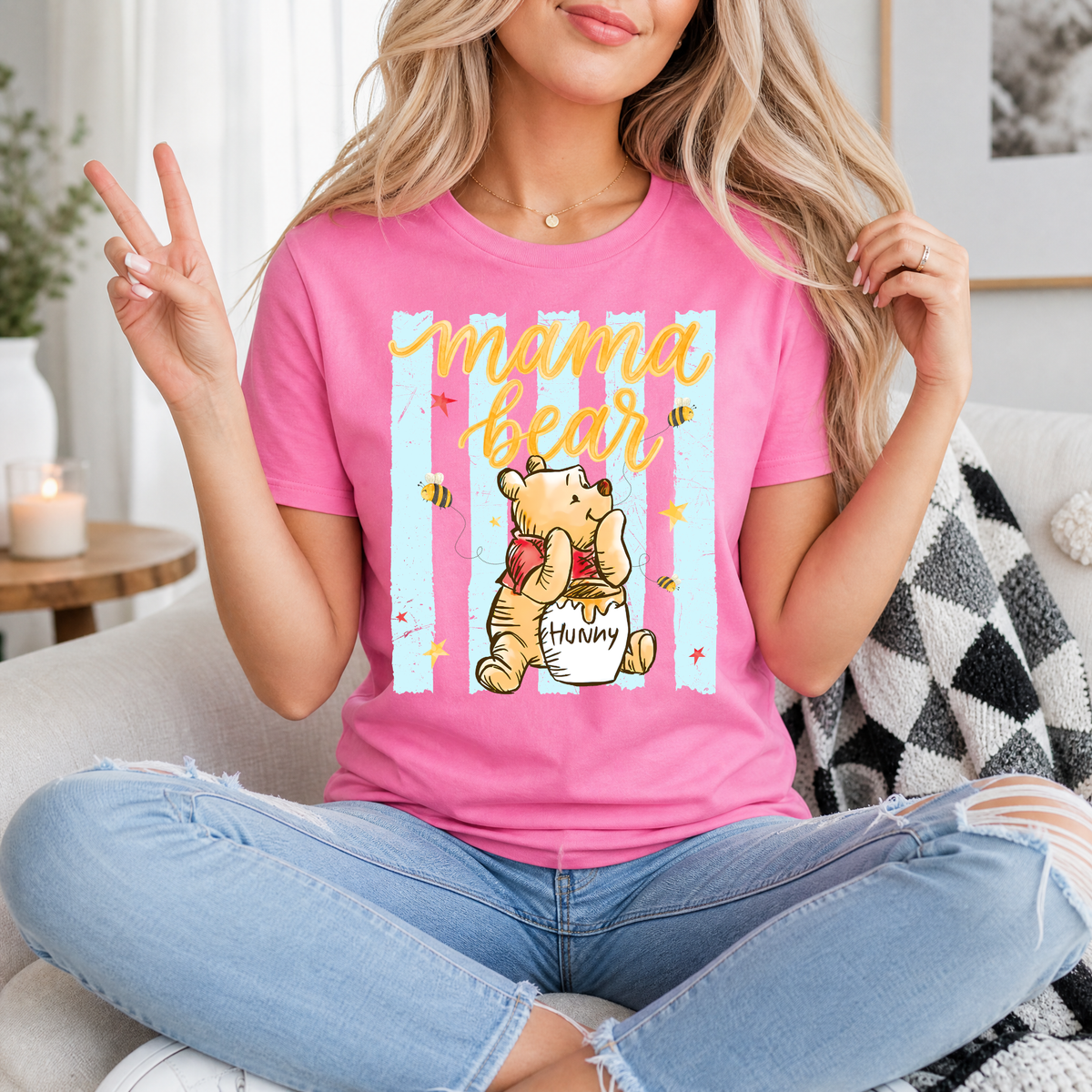 Mama Bear Honey Pot Graphic Tee