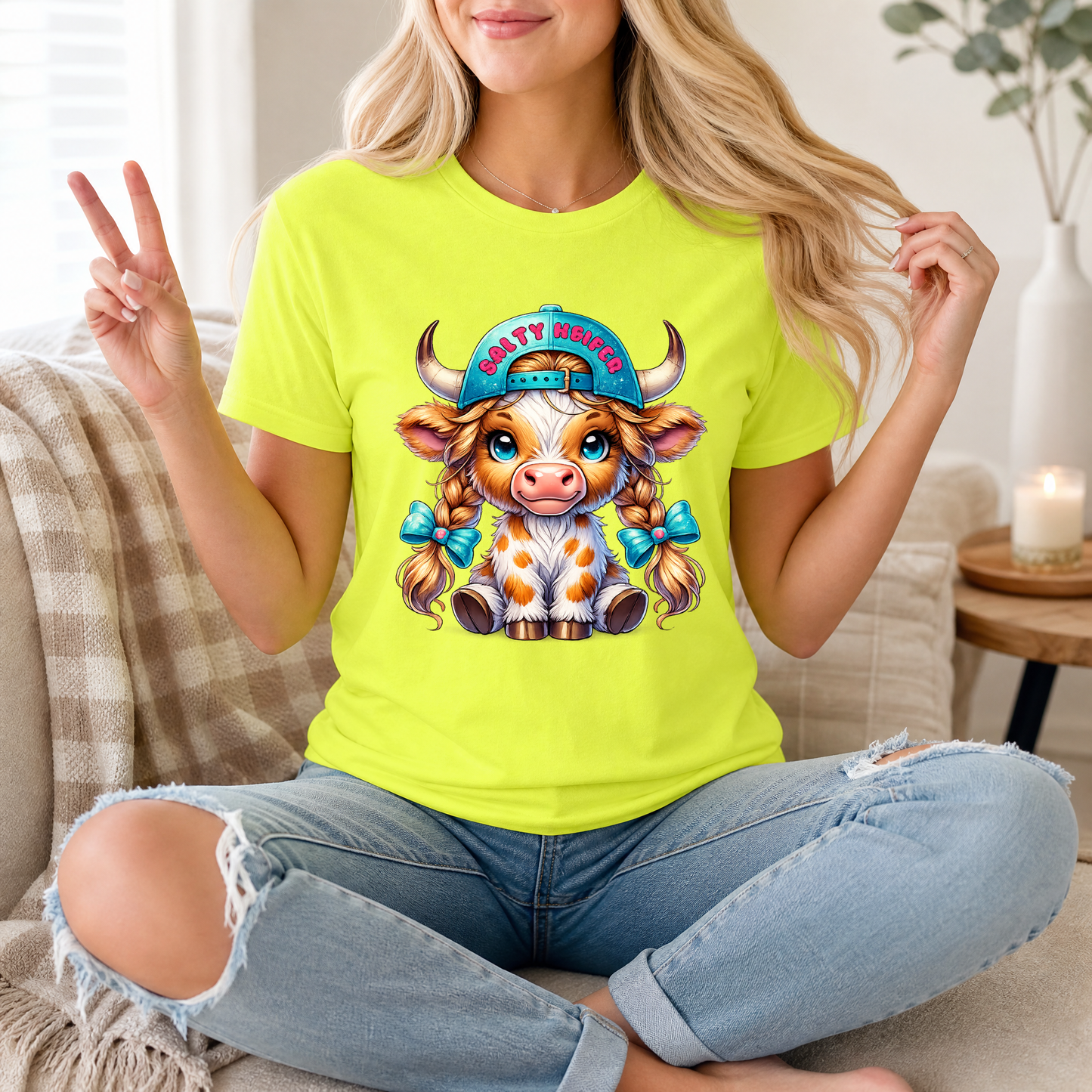 Salty Heifer Premium Graphic Tee