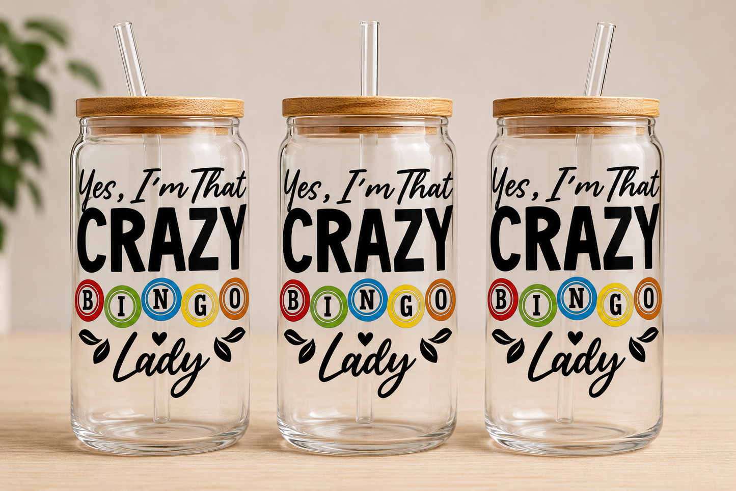 Crazy BINGO Lady #1520