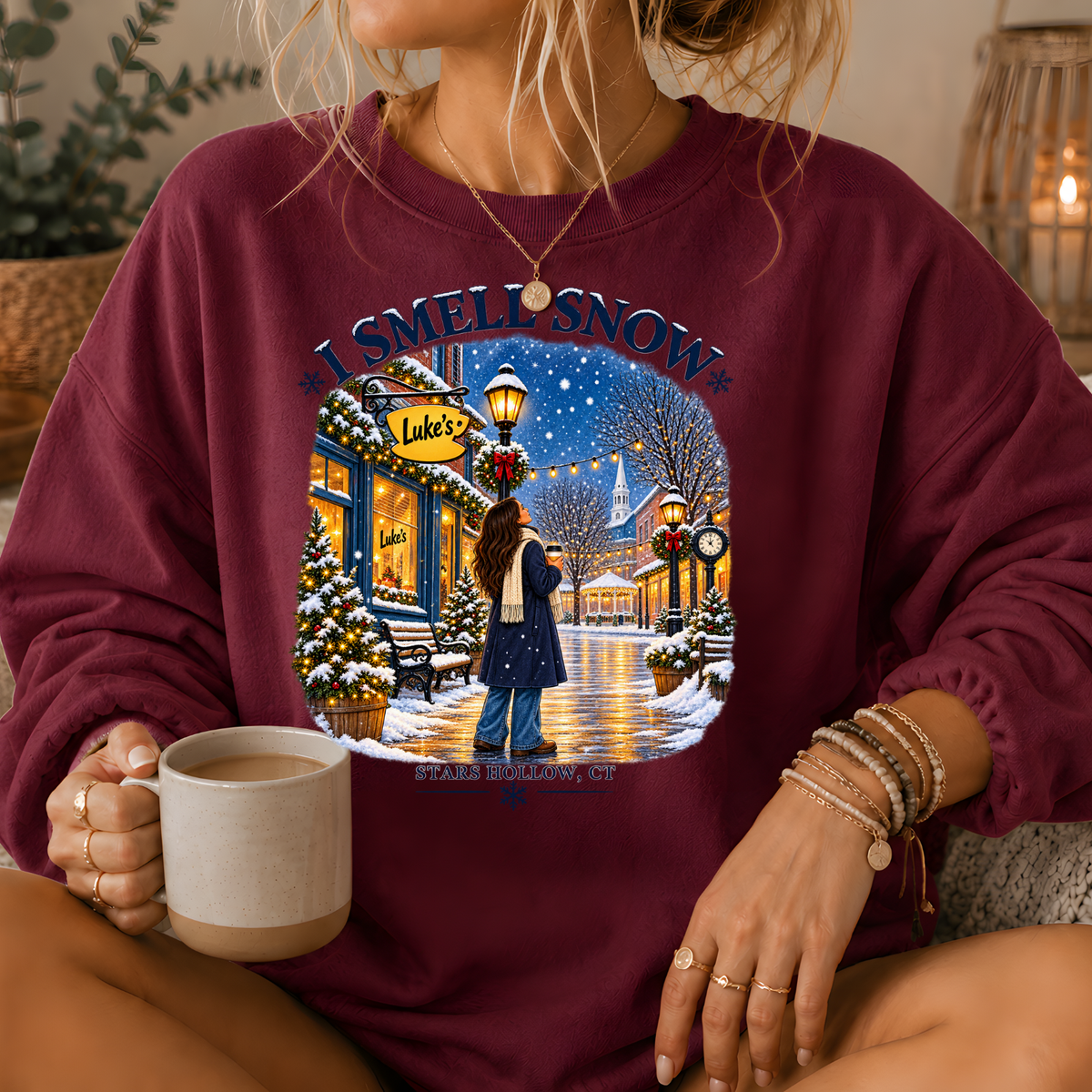 I Smell Snow Crewneck Sweatshirt