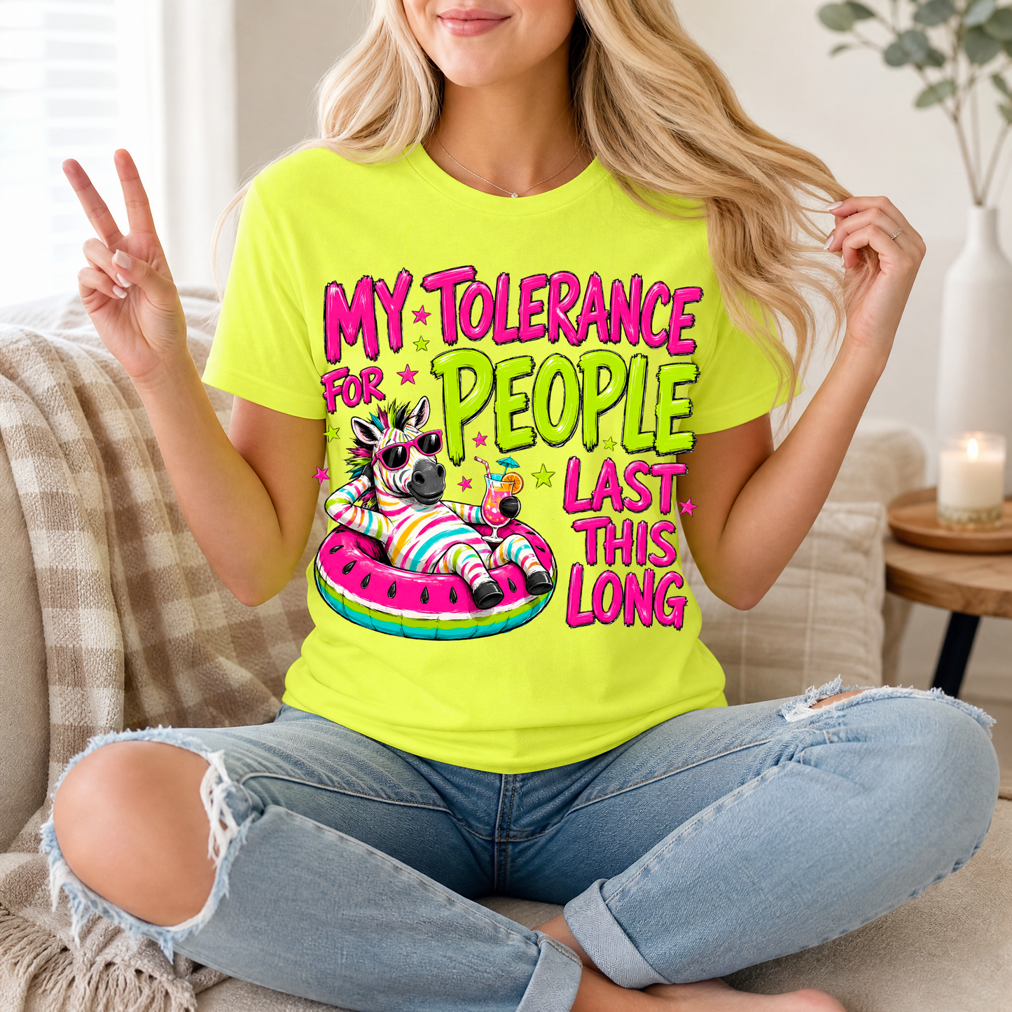 My Tolerance For People Premium Graphic Tee