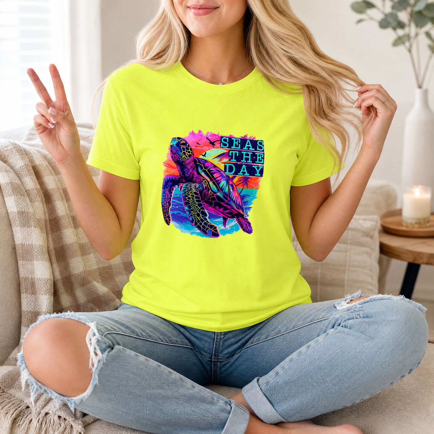 Seas The Day Premium Graphic Tee