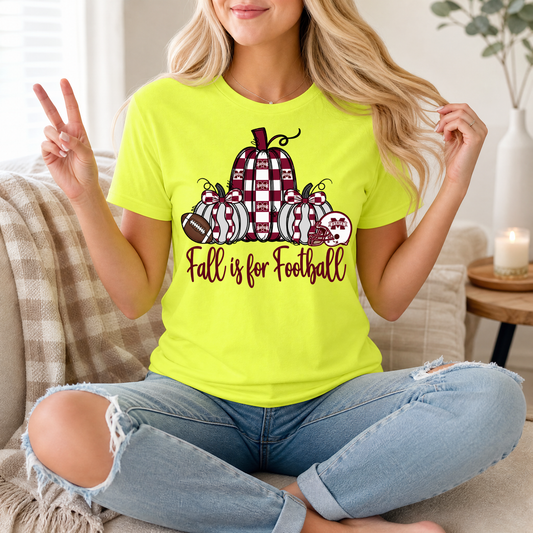 Fall Is For Football - Mississippi State Premium Graphic Tee