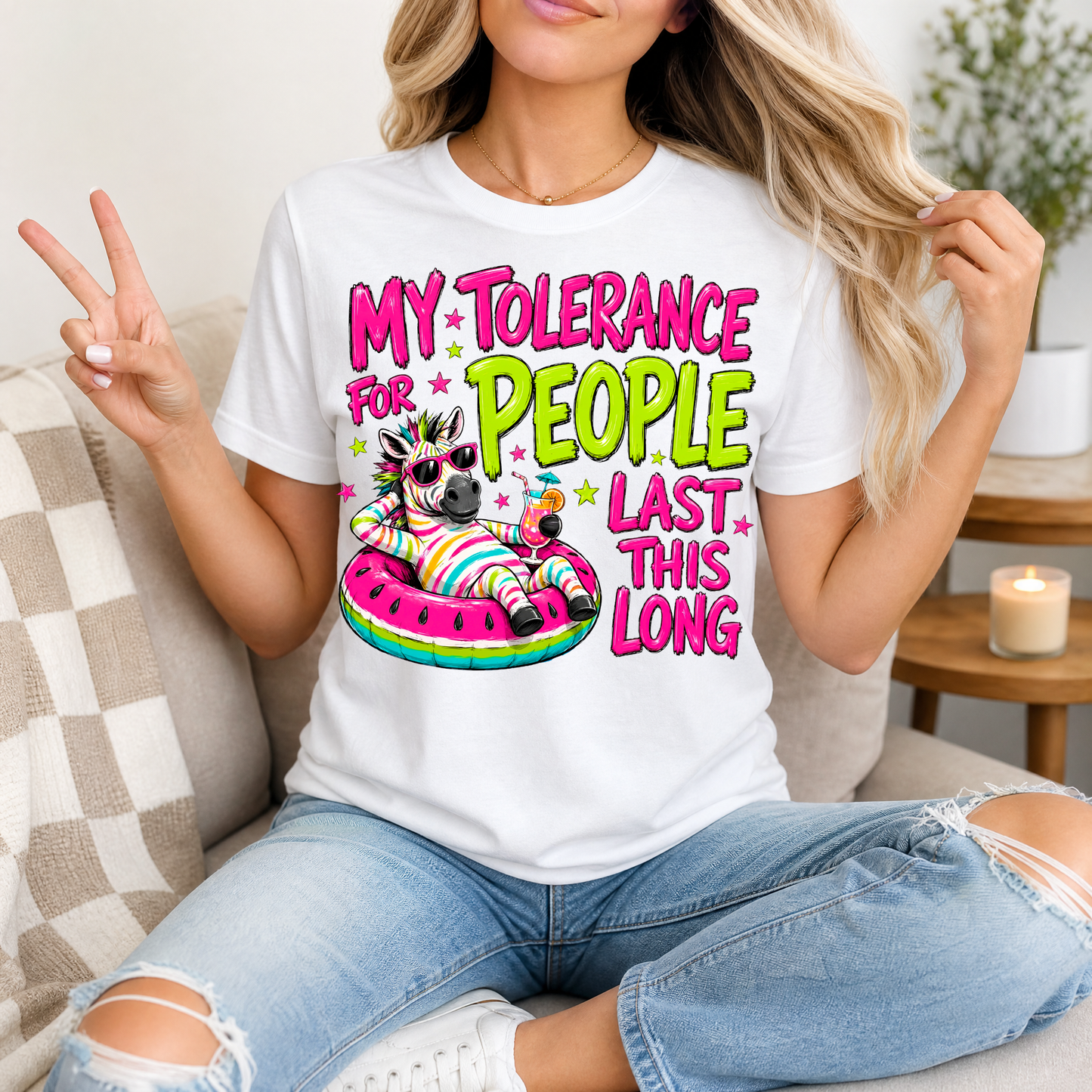 My Tolerance For People Premium Graphic Tee