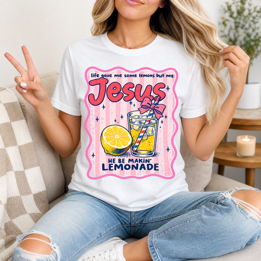 He Be Making Lemonade Premium Graphic Tee