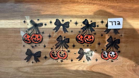 #772 Pumpkin Bows K's Krafty Barn