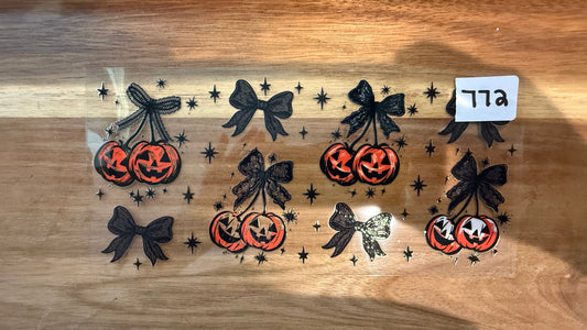 #772 Pumpkin Bows