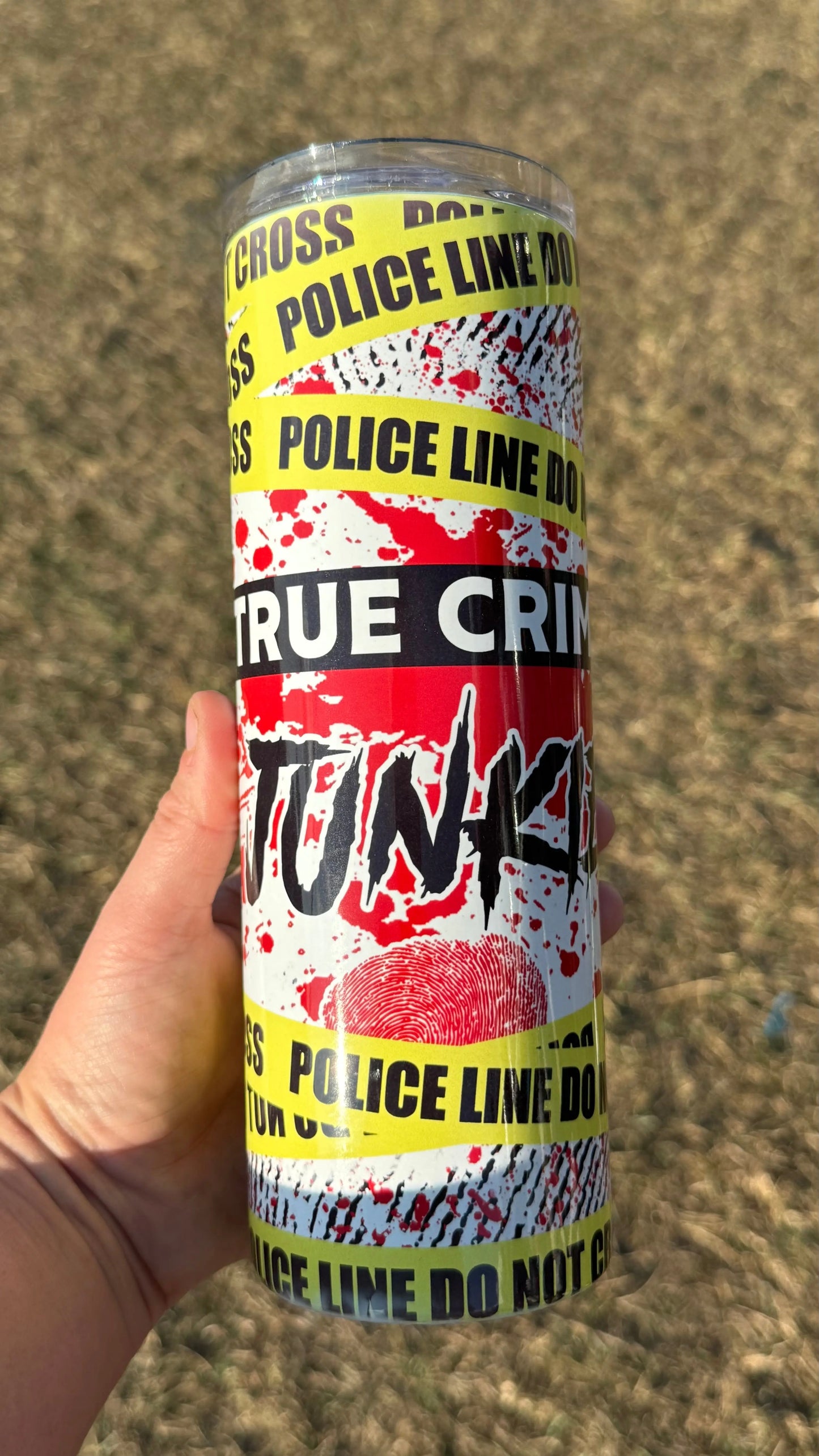 True Crime Junkie 20oz insulated K's Krafty Barn