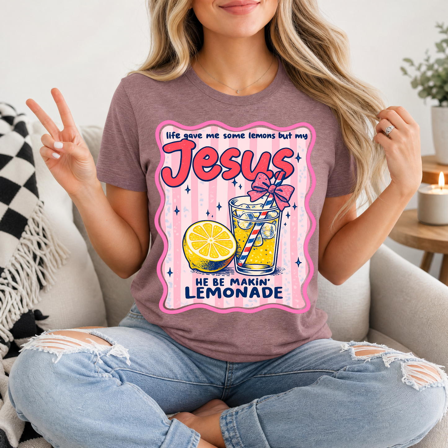 He Be Making Lemonade Premium Graphic Tee
