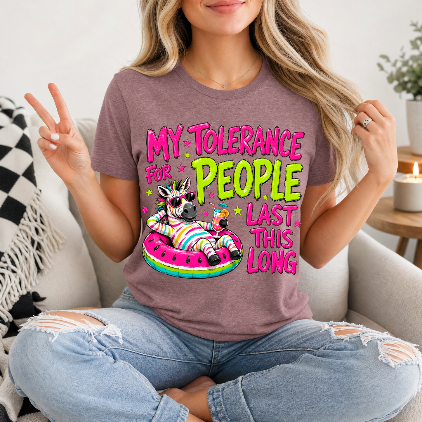 My Tolerance For People Premium Graphic Tee