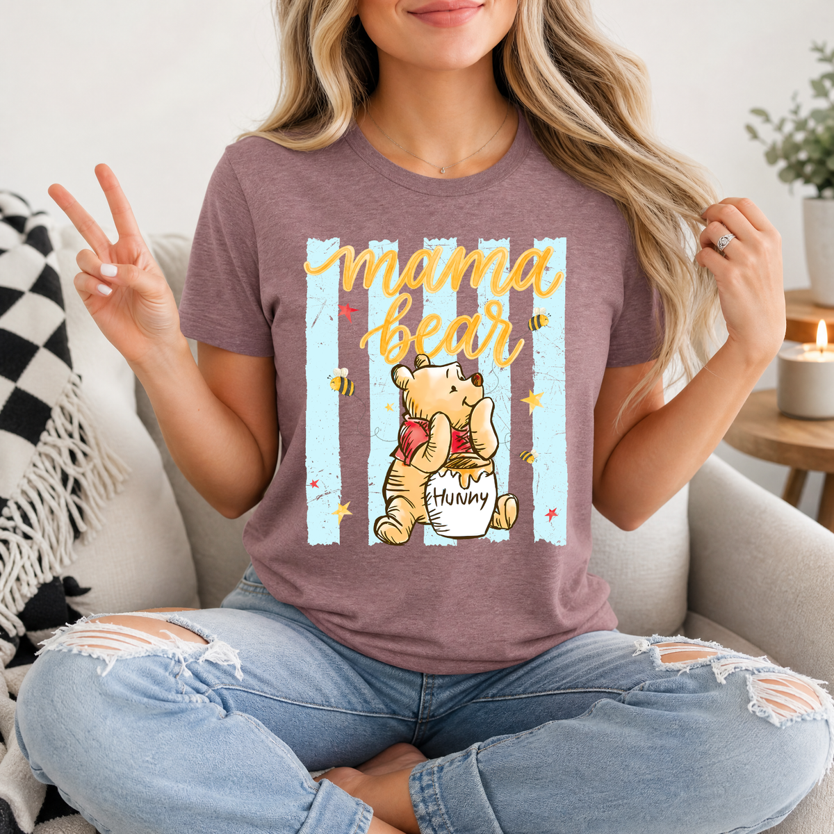 Mama Bear Honey Pot Graphic Tee