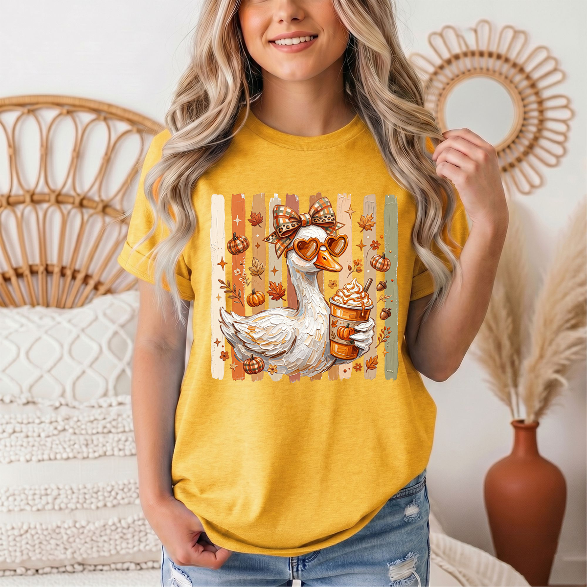 Pumpkin Spice Goose Premium Graphic Tee