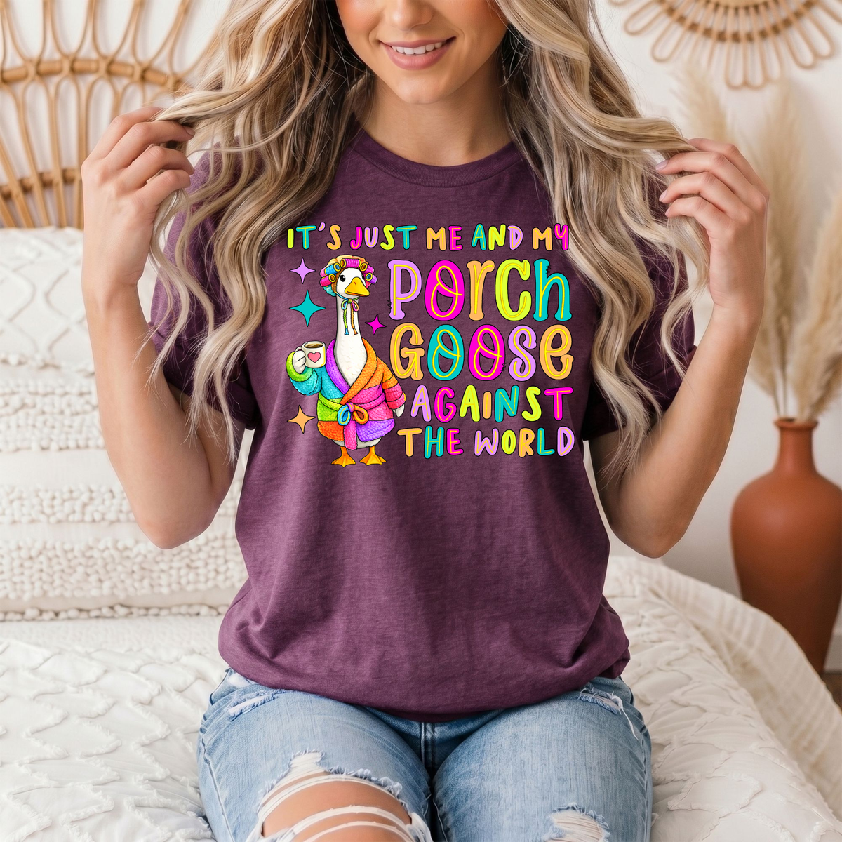 Me and My Porch Goose Against the World Graphic Tee