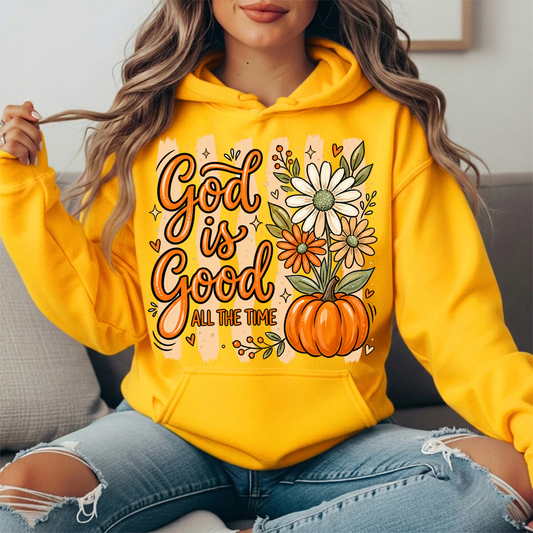 God Is Good Pumpkin Premium Hoodie Sweatshirt