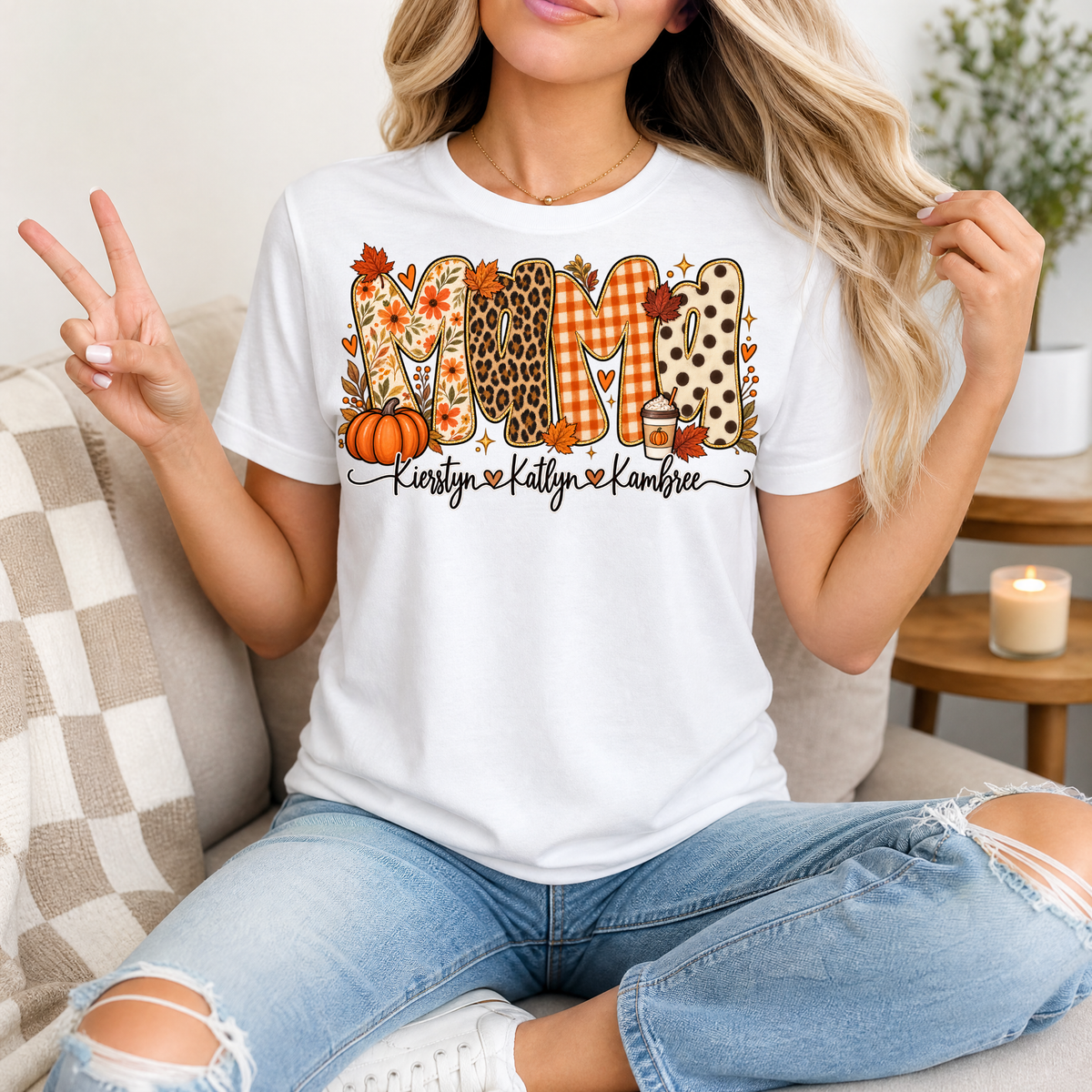 Leopard Fall Fully Customizable Premium Graphic Tee