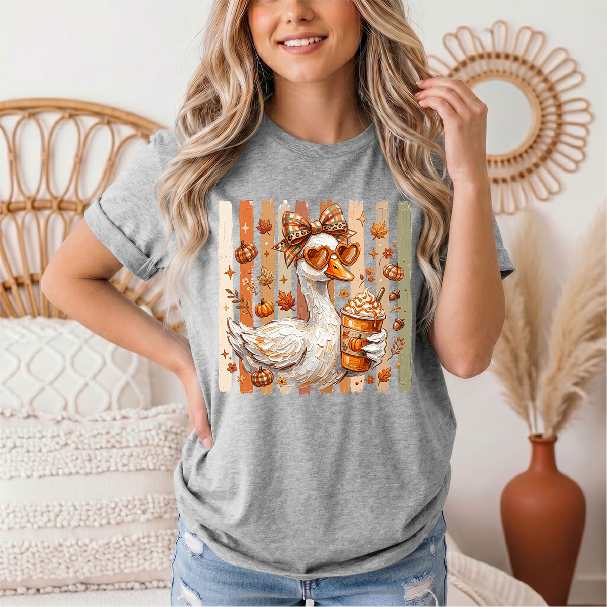 Pumpkin Spice Goose Premium Graphic Tee