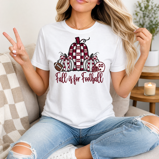 Fall Is For Football - Mississippi State Premium Graphic Tee