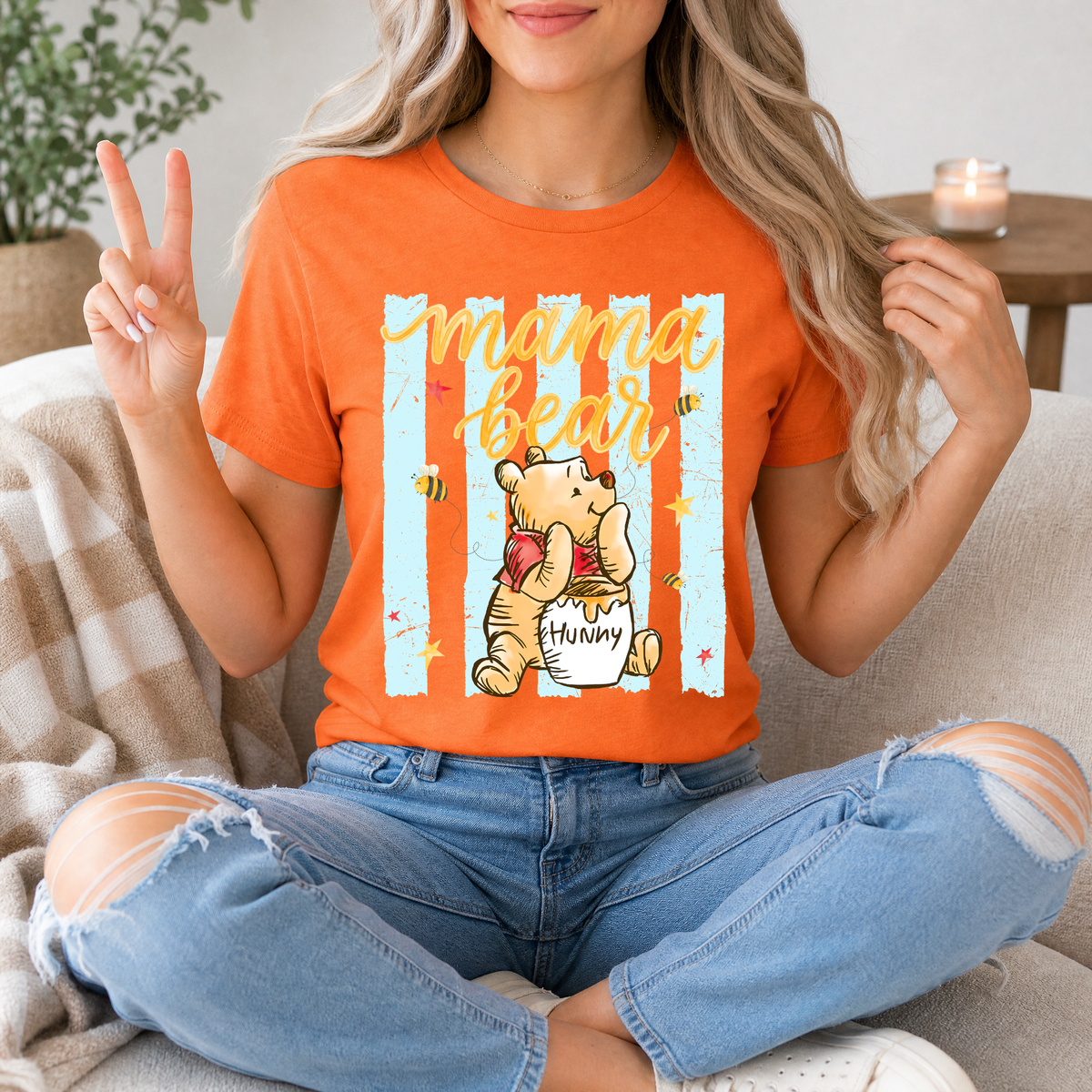 Mama Bear Honey Pot Graphic Tee