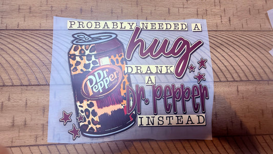 Probably needed a hug