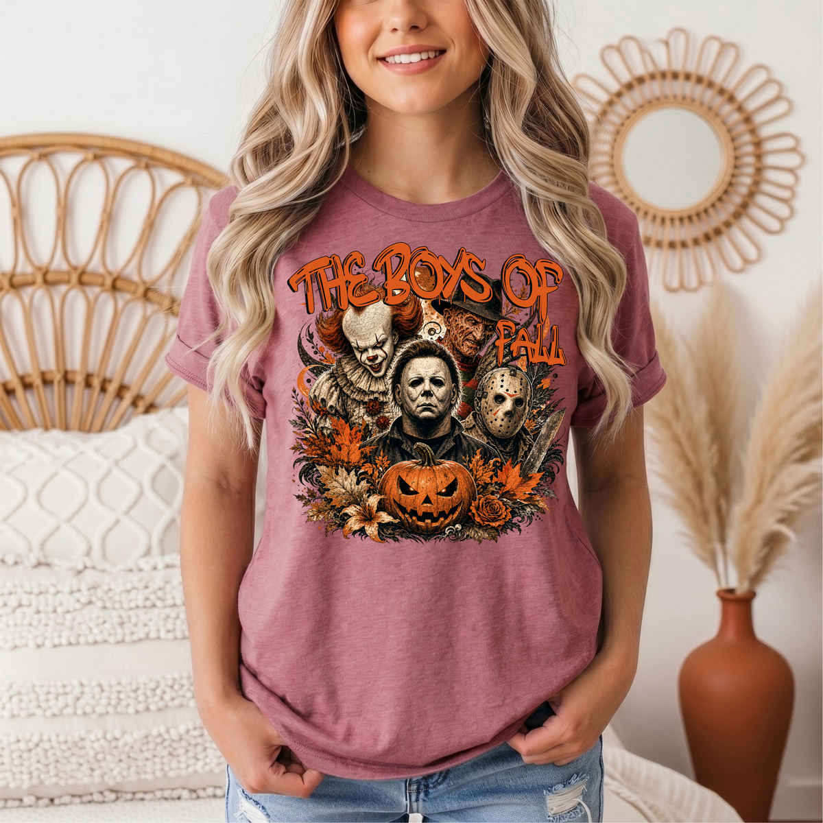 The Boys of Fall Horror Halloween Graphic Tee