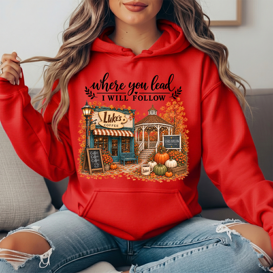 Where You Lead, I Will Follow Premium Hoodie Sweatshirt