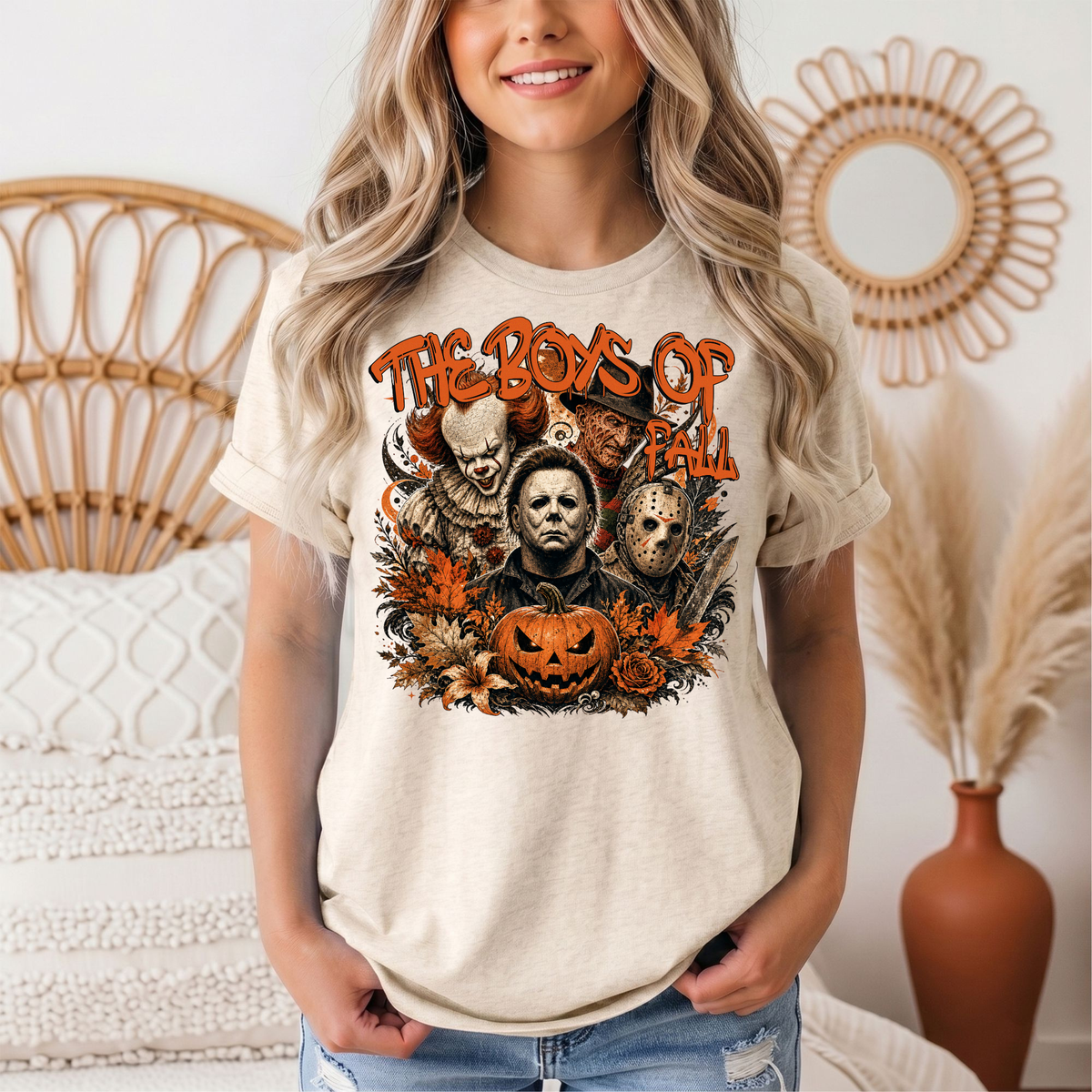 The Boys of Fall Horror Halloween Graphic Tee