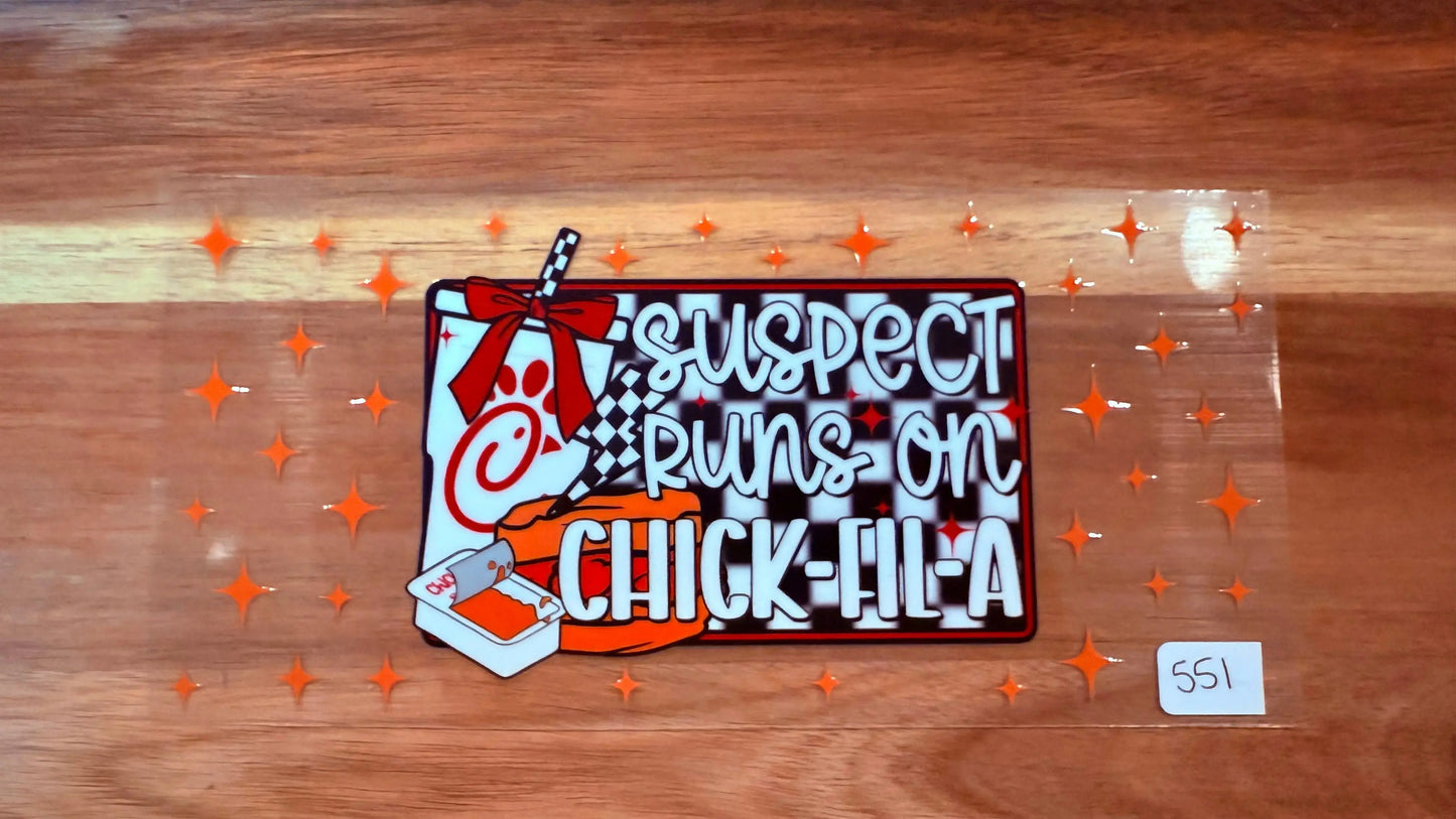 #551 Suspect runs on Chick Fil A K's Krafty Barn