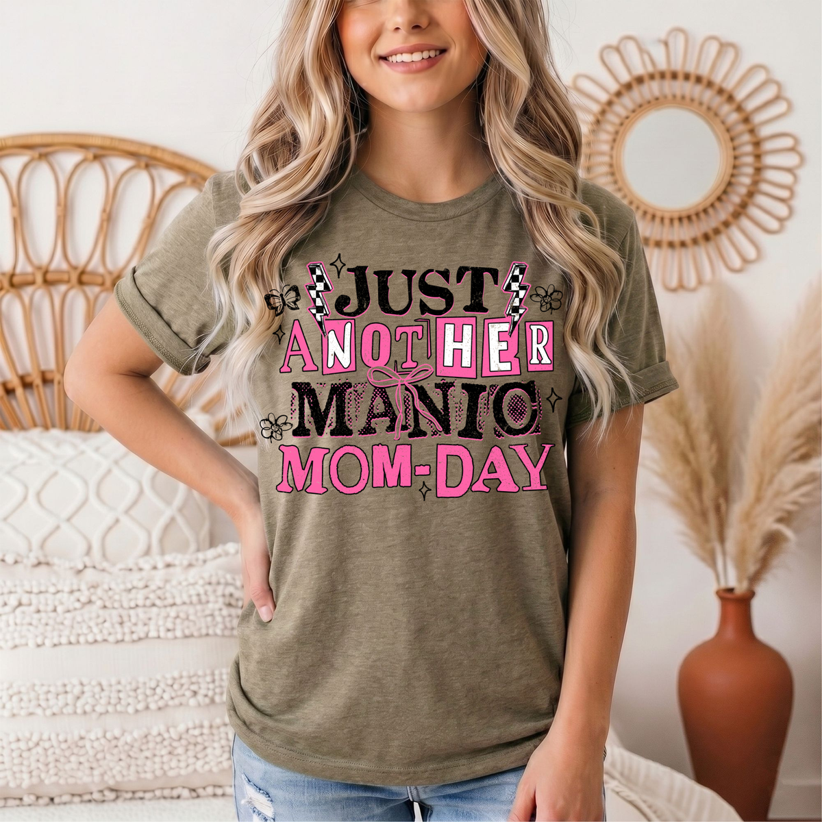 Just Another Manic Mom-Day Graphic Tee