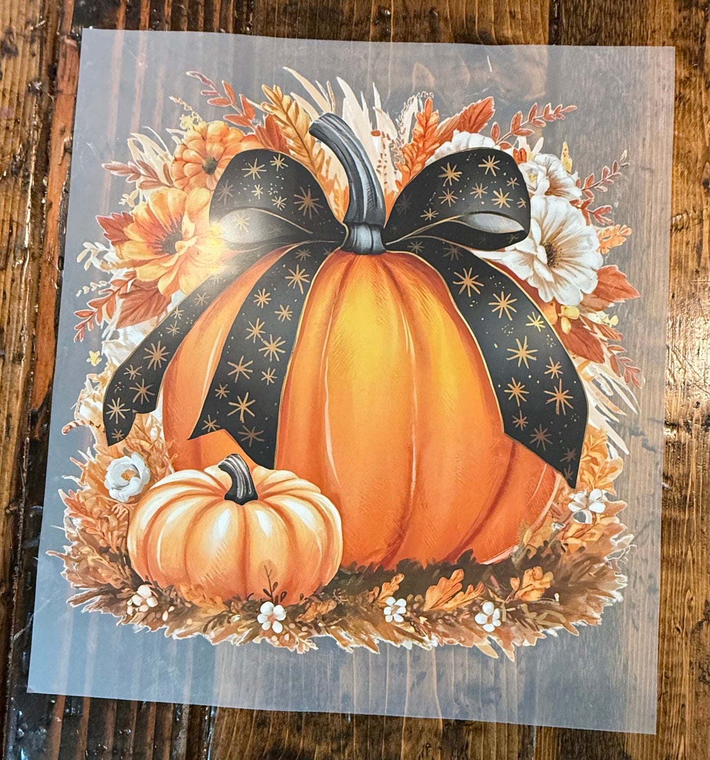 Black Bow Pumpkin