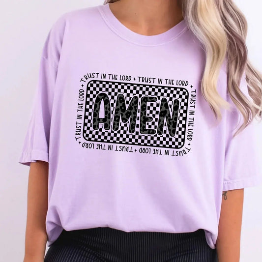 Amen Trust In The Lord Christian Graphic Shirt K's Krafty Barn