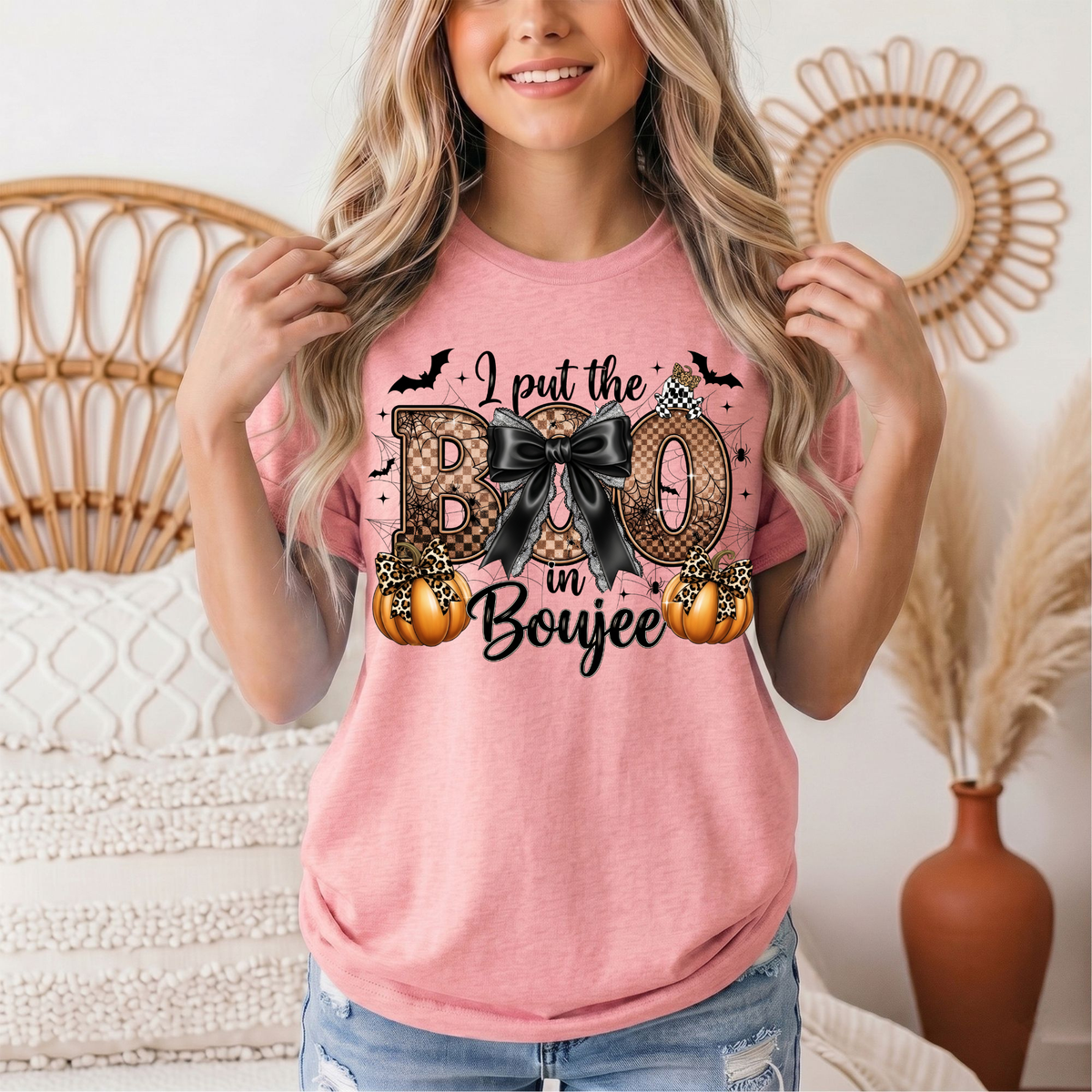 I Put the Boo in Boujee Halloween Graphic Tee