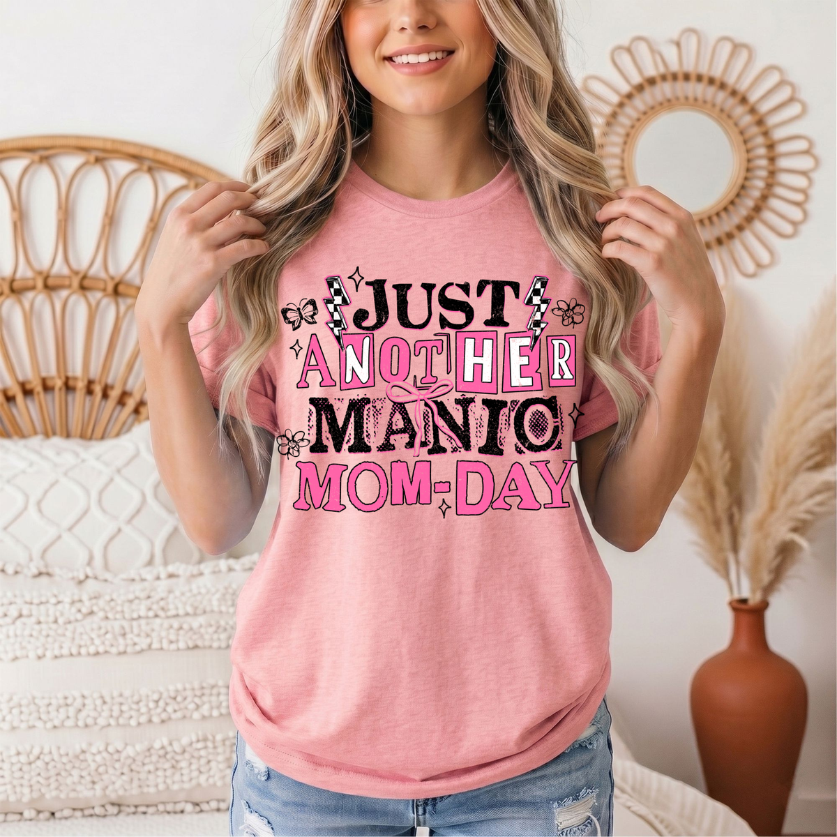 Just Another Manic Mom-Day Graphic Tee