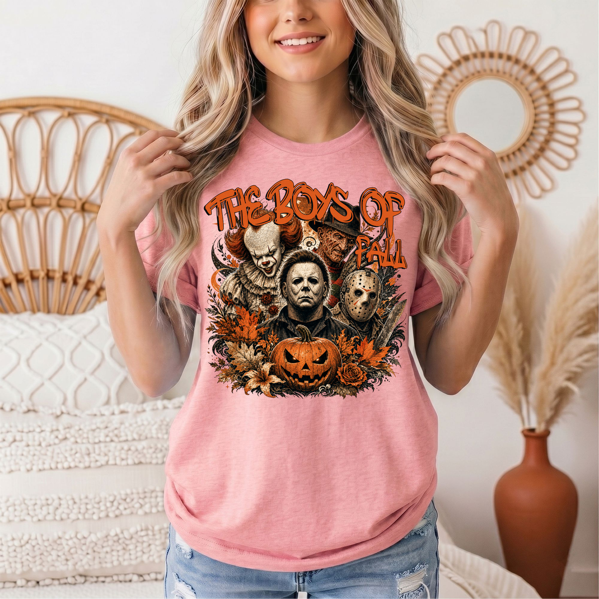 The Boys of Fall Horror Halloween Graphic Tee