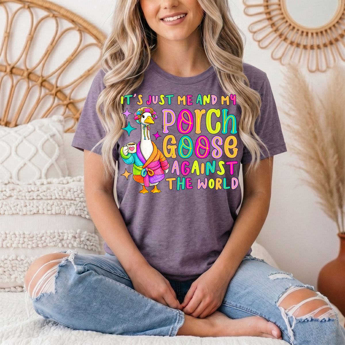 Me and My Porch Goose Against the World Graphic Tee