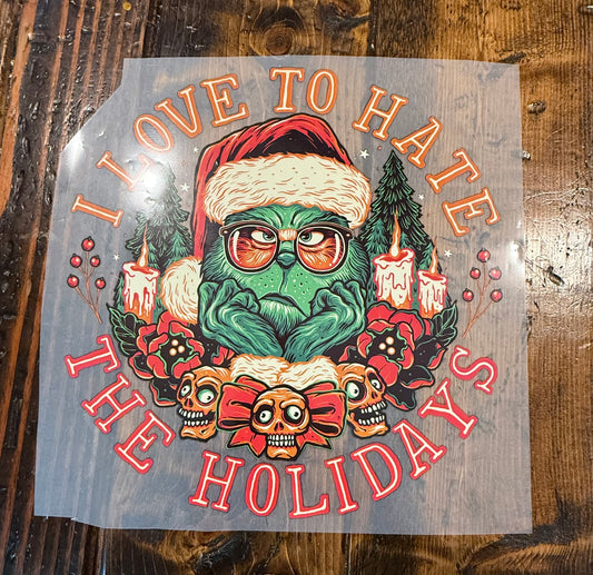 I love to hate the holidays